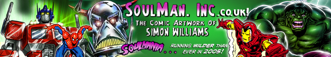 Soulman Inc. Home Page.... the artwork of Simon Williams.